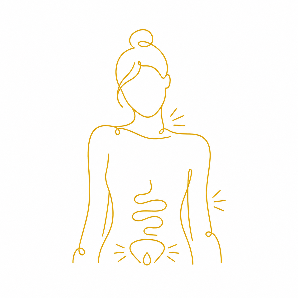 icono dolor digestivo y cíclico